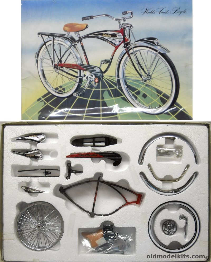 Xonex 1/6 Schwinn Black Phantom Bicycle plastic model kit
